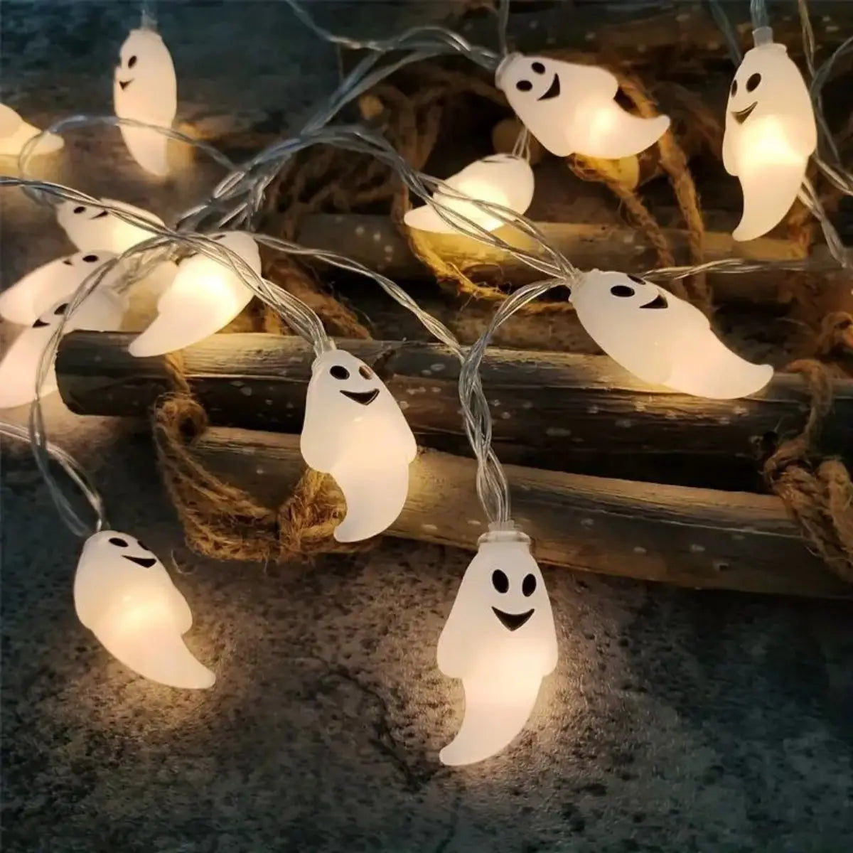Lights Ghost Halloween Decoration String Lights