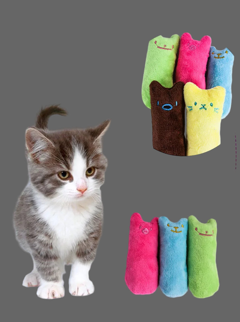 Healthy Catnip Toy for Cats – Plush Teeth Grinding