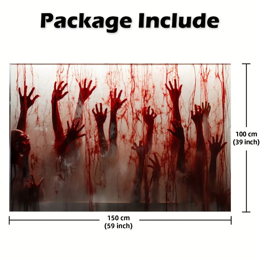 Blood Splatter Wall – Perfect for Halloween Parties