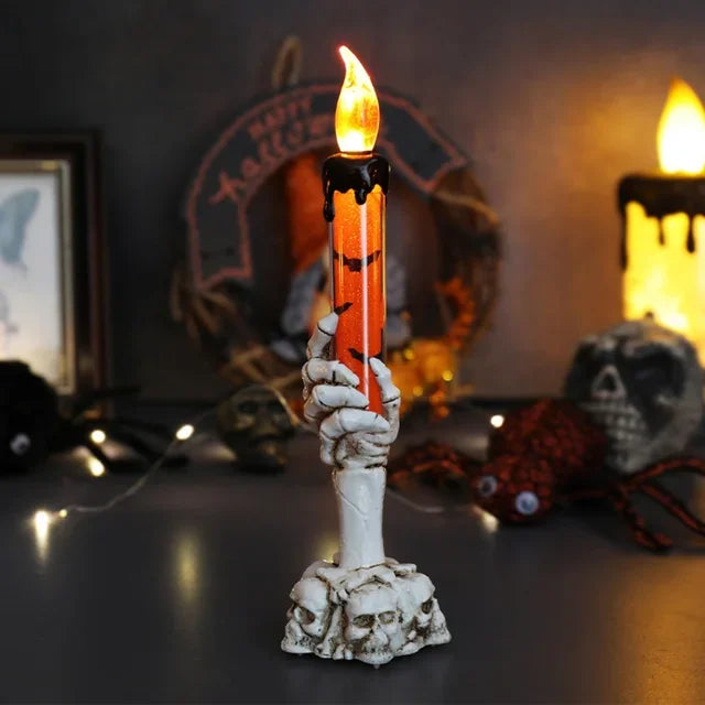 Halloween Decoration Led Ghost Candlelight Skeleton