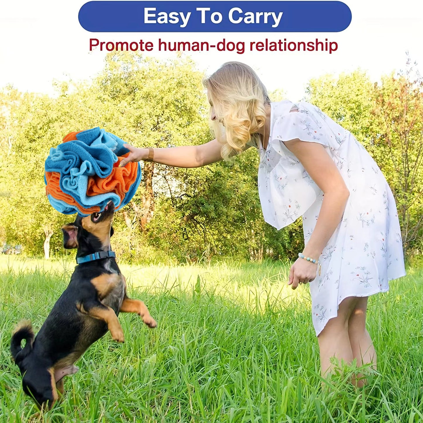 Interactive Dog Snuffle Ball