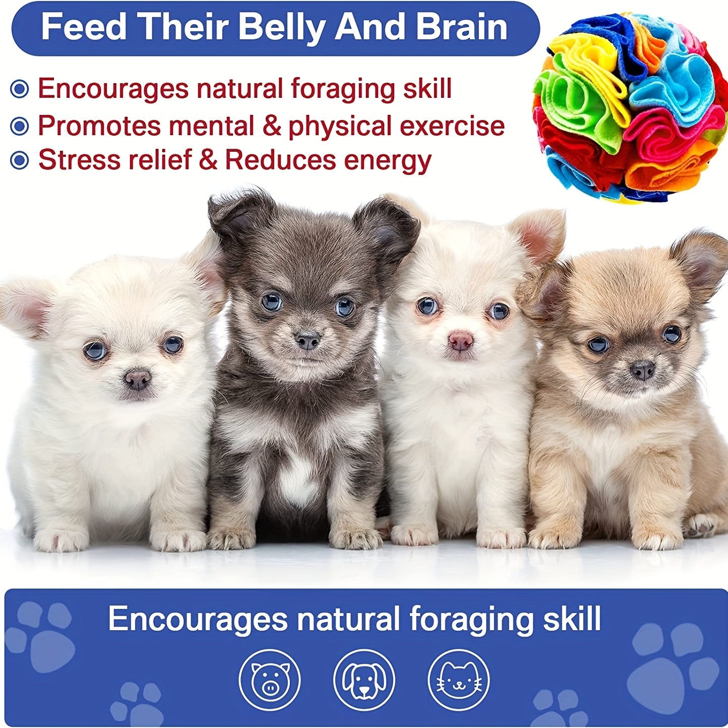 Interactive Dog Snuffle Ball