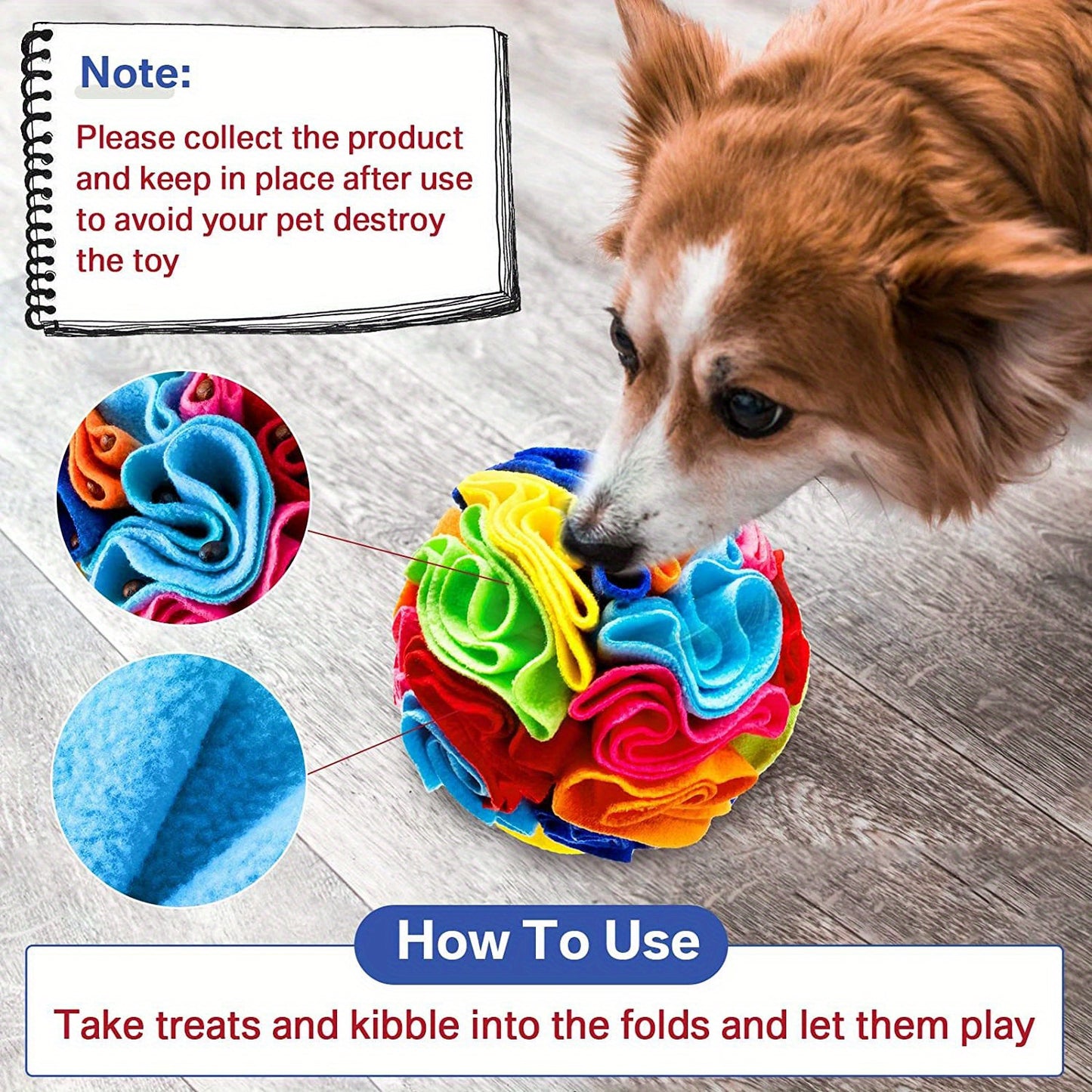 Interactive Dog Snuffle Ball