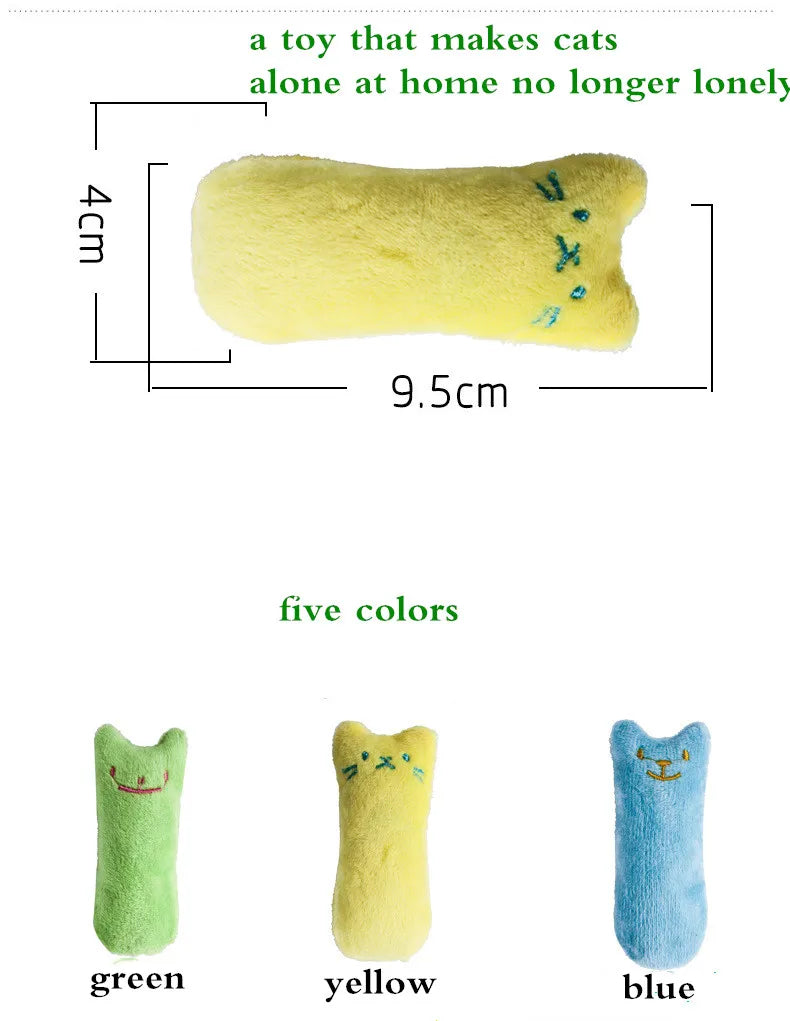 Healthy Catnip Toy for Cats – Plush Teeth Grinding