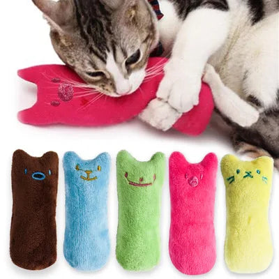 Healthy Catnip Toy for Cats – Plush Teeth Grinding