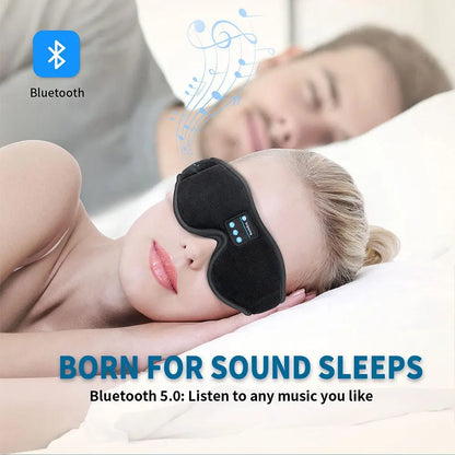 Bluetooth Sleep Mask Headphones – 3D Eye Cover with HD Sound