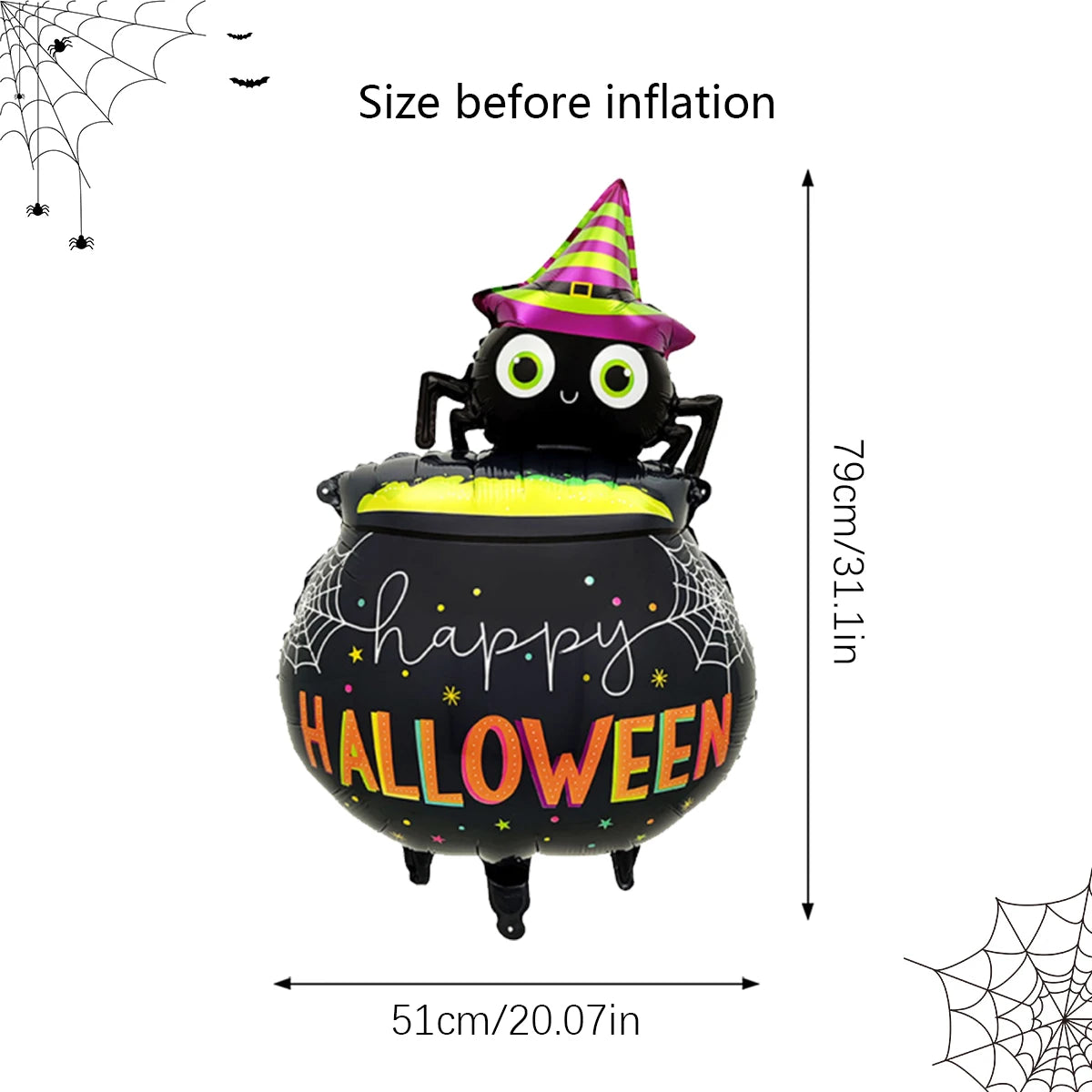 Halloween Spider Medicinal Pot Balloon for Halloween party, birthday party