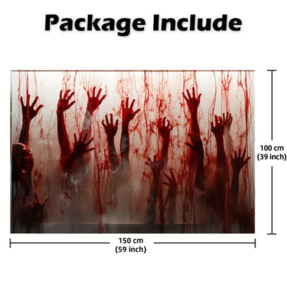 Blood Splatter Wall – Perfect for Halloween Parties