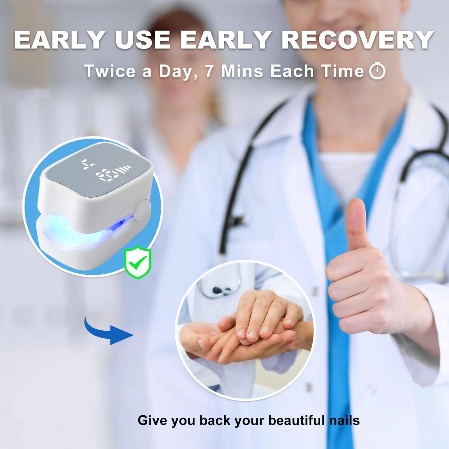 Nail Fungus Laser Assist Tool UV Professional Nail Fungus