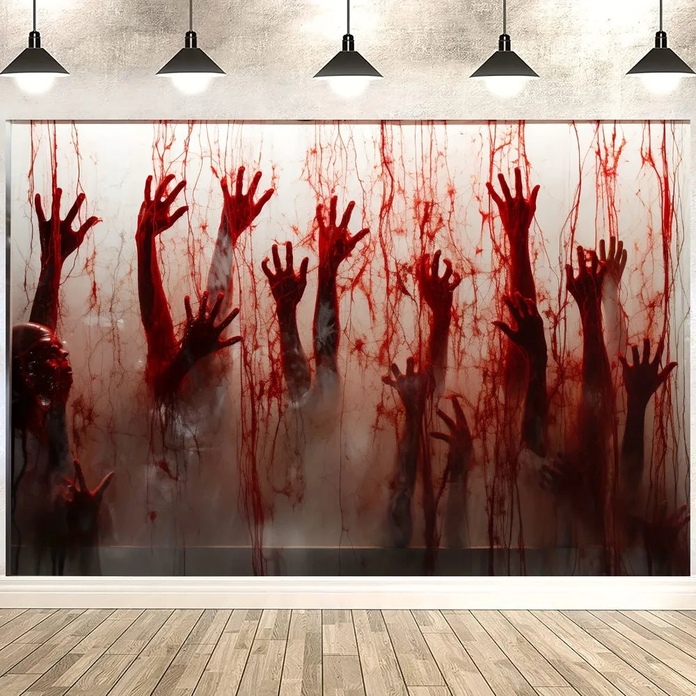 Blood Splatter Wall – Perfect for Halloween Parties