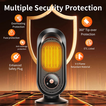 Electric Heater Portable Desktop Small household Heater