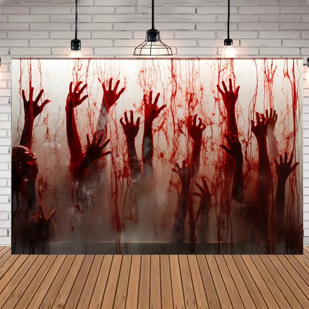 Blood Splatter Wall – Perfect for Halloween Parties