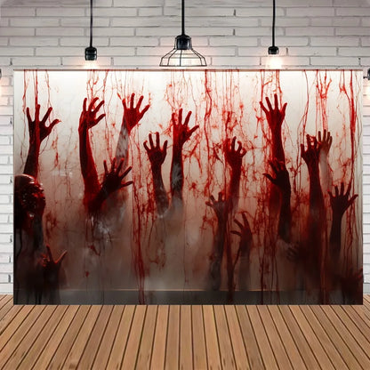 Blood Splatter Wall – Perfect for Halloween Parties
