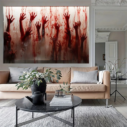 Blood Splatter Wall – Perfect for Halloween Parties