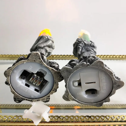 Halloween  Decoration Led Ghost Candlelight Skeleton