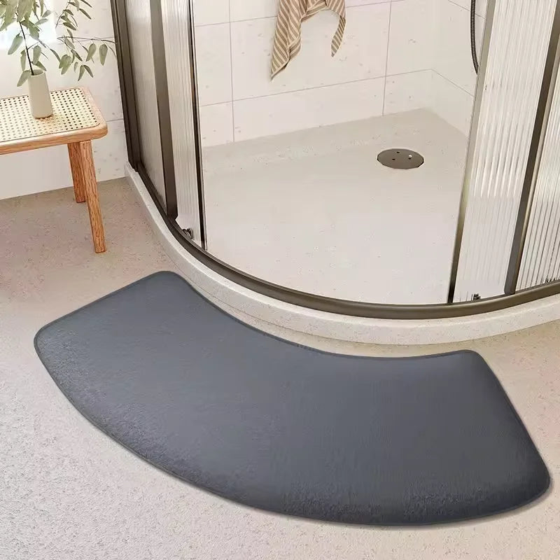 Super absorbent floor mat  anti slip coral velvet bathroom
