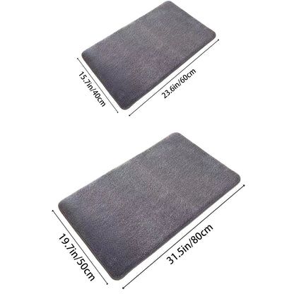 Super absorbent floor mat  anti slip coral velvet bathroom